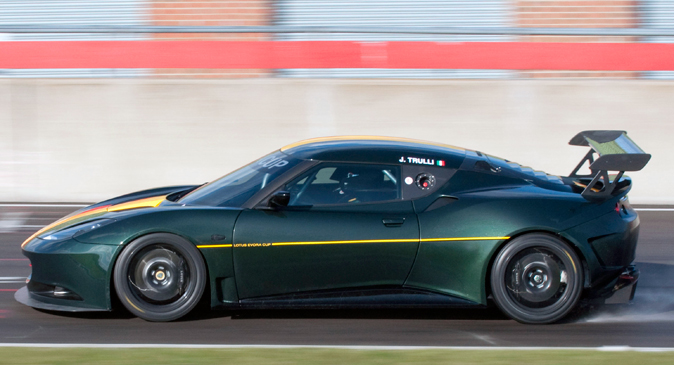 Jarno Trulli develops the Lotus Evora Cup