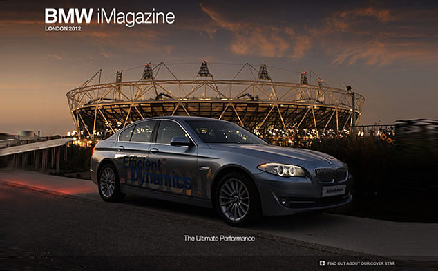BMW launches London 2012 iMagazine featuring the stars of TeamGB